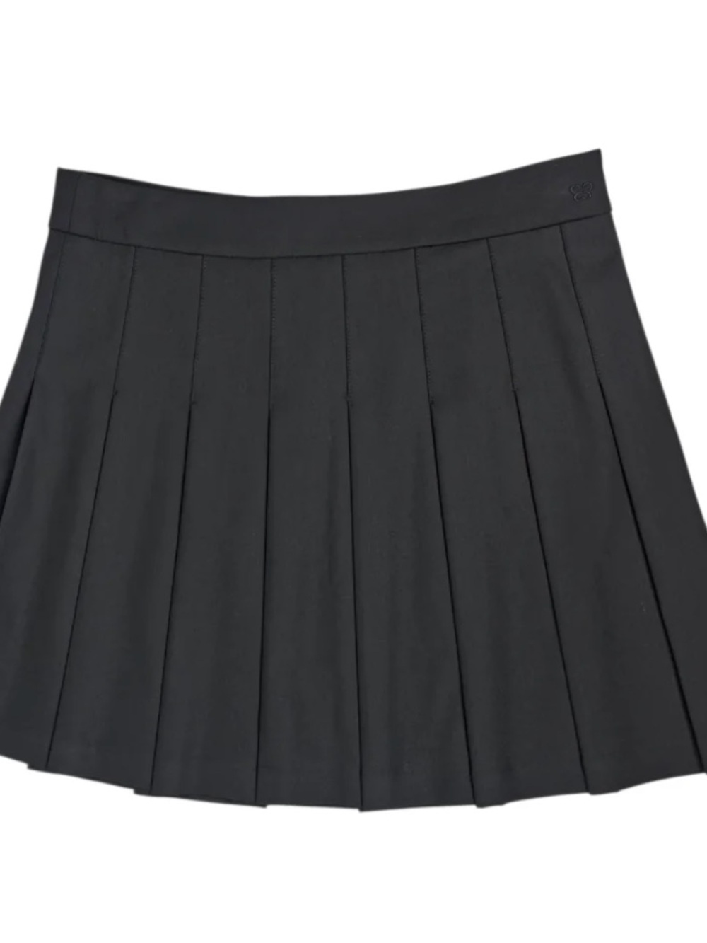 Sunday Best Black Pleated Mini Skirt